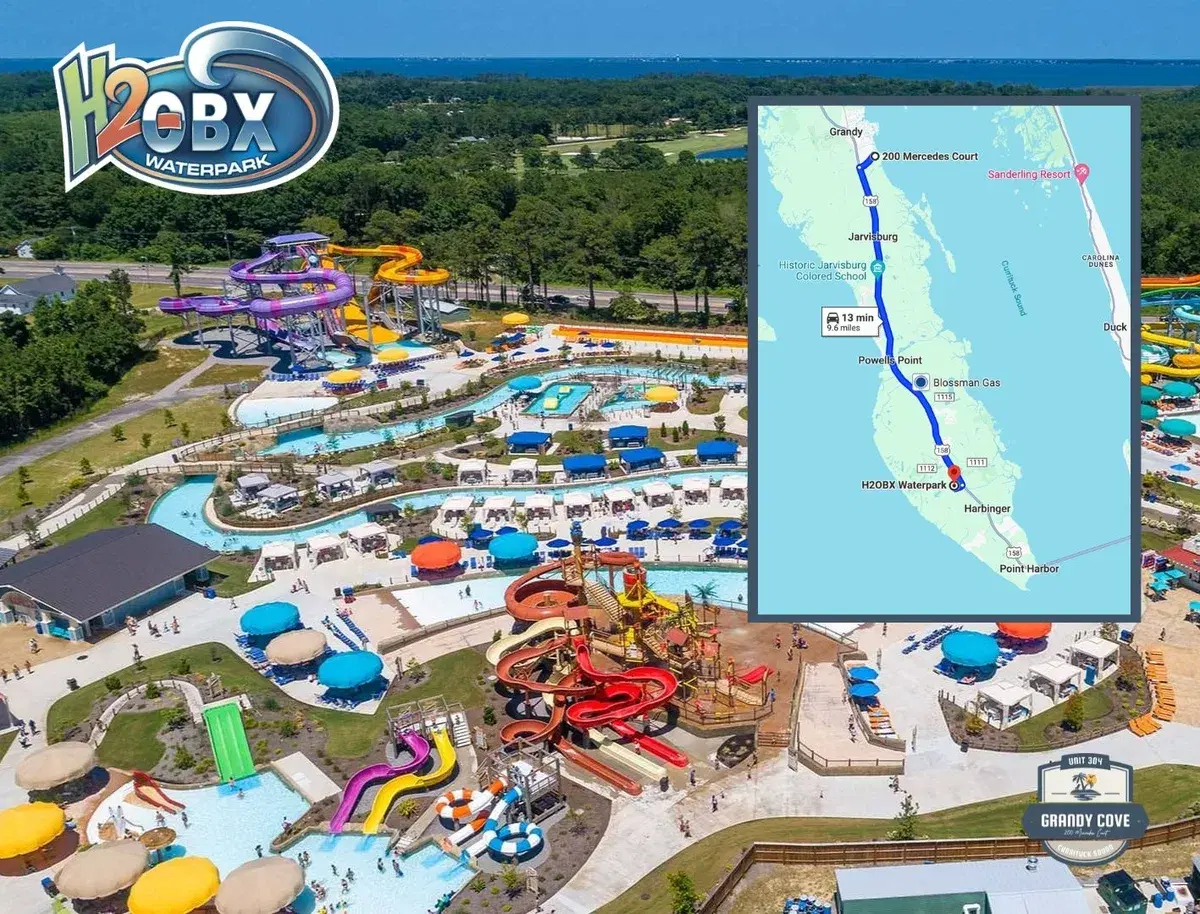 H2OBX Water Park — the largest waterpark on the Outer Banks, near Grandy Cove